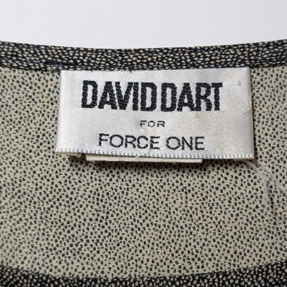 Vintage David Dart For Force One Top 90s Womens Medium Short Sleeve Made in USA - Picture 2 of 6